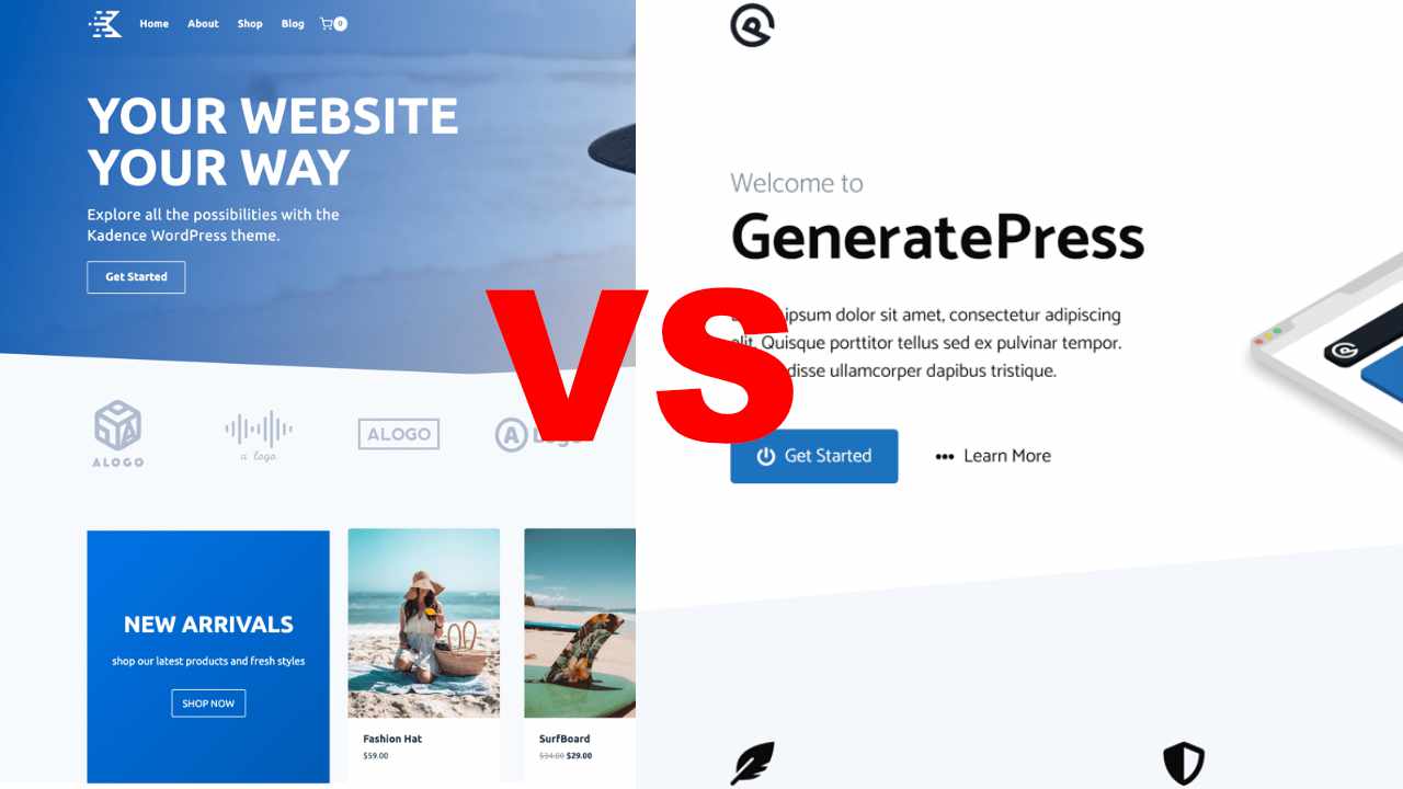 kadence wp vs generatepress